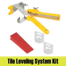 

Tile Leveling System Kit 1.5 mm 300Pcs Clips+100Pcs Wedges+1Pcs Pliers Tile Tools Set for Stone Installation Tools Accessories