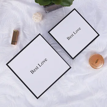 

AVEBIEN new Upscale white gift box valentine's day Wedding birthday wig perfume cosmetics lipstick gift packaging box gift bag