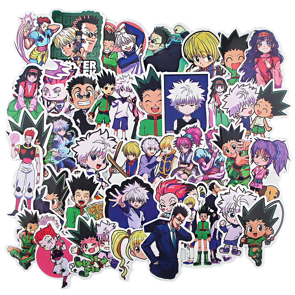

LX392 37PCS Anime Personalized Cartoon Water Cup Laptop Suitcase Waterproof Decoration Graffiti Stickers