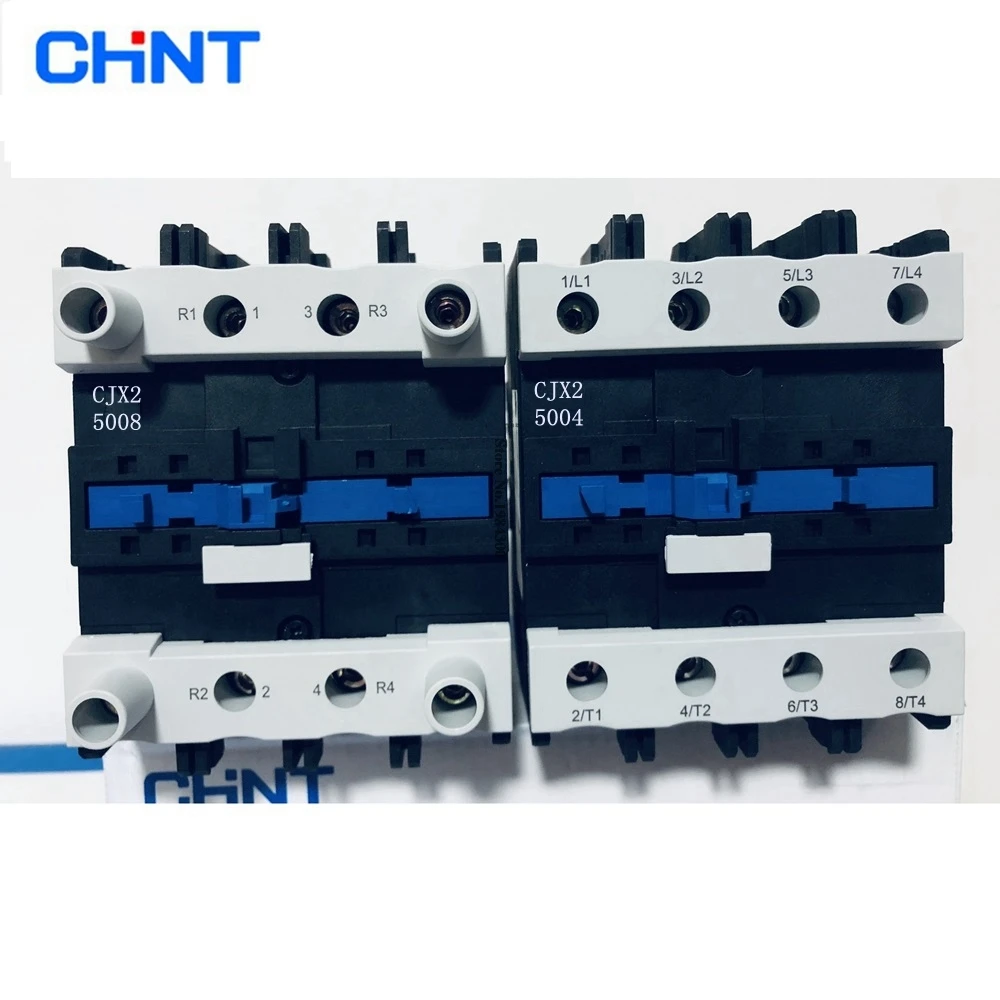 CHINT-CJX2-5004-CJX2-5008-50A-AC-Contactor-4NO-2NO-2NC-220V-380V-Rail ...