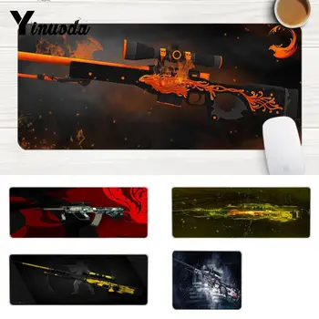 

MaiYaCa Hot Sales CS GO GUN Customized laptop Gaming mouse pad Laptop Gaming Lockedge Mice Mousepad