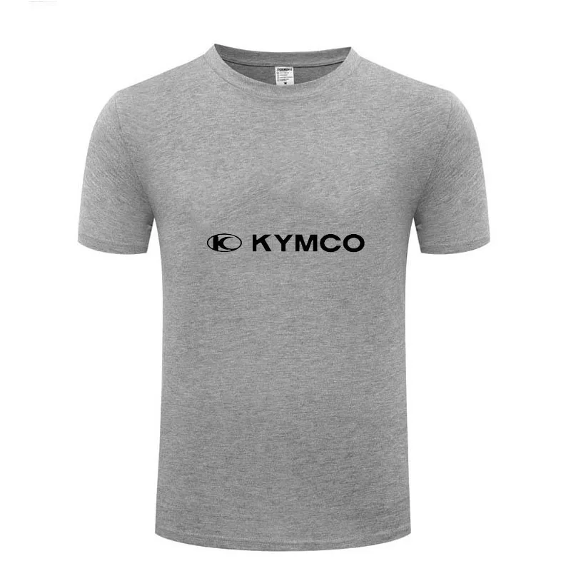 For KYMCO XCITING 250 300 500 400 CENTRO 125/200/300/350 Men T-shirt 100% Cotton Summer Short Sleeve Round Neck Tees Male adult Helmet Motorcycle