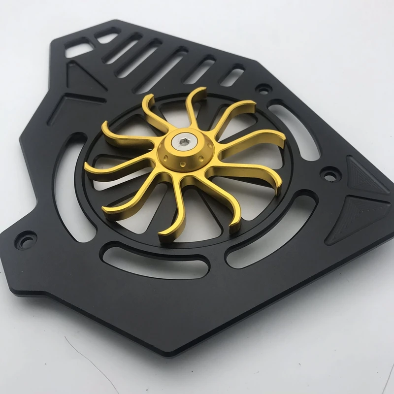 Модифицированная мотоциклетная CNC алюминиевая крышка вентилятора Pcx Защитная крышка вращающаяся лопасть вентилятора ветра для Honda Pcx 150 125