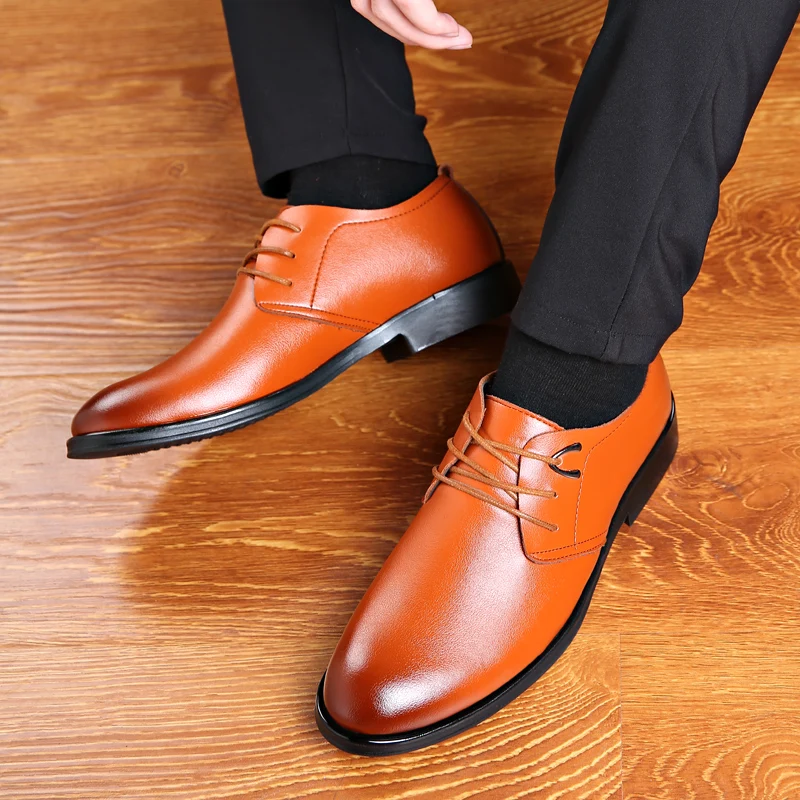 Zapatos De Hombre кроссовки модельные туфли уличные Свадебные вечерние мужские деловые туфли коровья кожа оксфорды на шнуровке из кожи для мальчиков