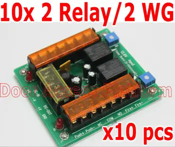 

1 Order=10pcs of Relay Switch Panel board Palm size,Relay PCB access controller for 2 lock/2 WG access control reader DC12V kit