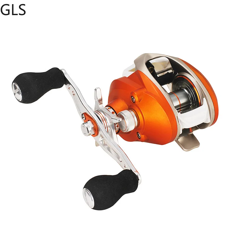 

9KG Max Drag Fishing Reel 7.2:1 Baitcasting Reel Aluminum Alloy Spool Saltwater/Freshwater 6+1 Bearings Fishing Wheel