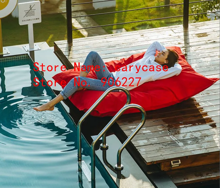 Outdoor and Indoor Water Resistant Floating Pool Sofa Bean Bag Couch,waterproof beanbag chair cover only