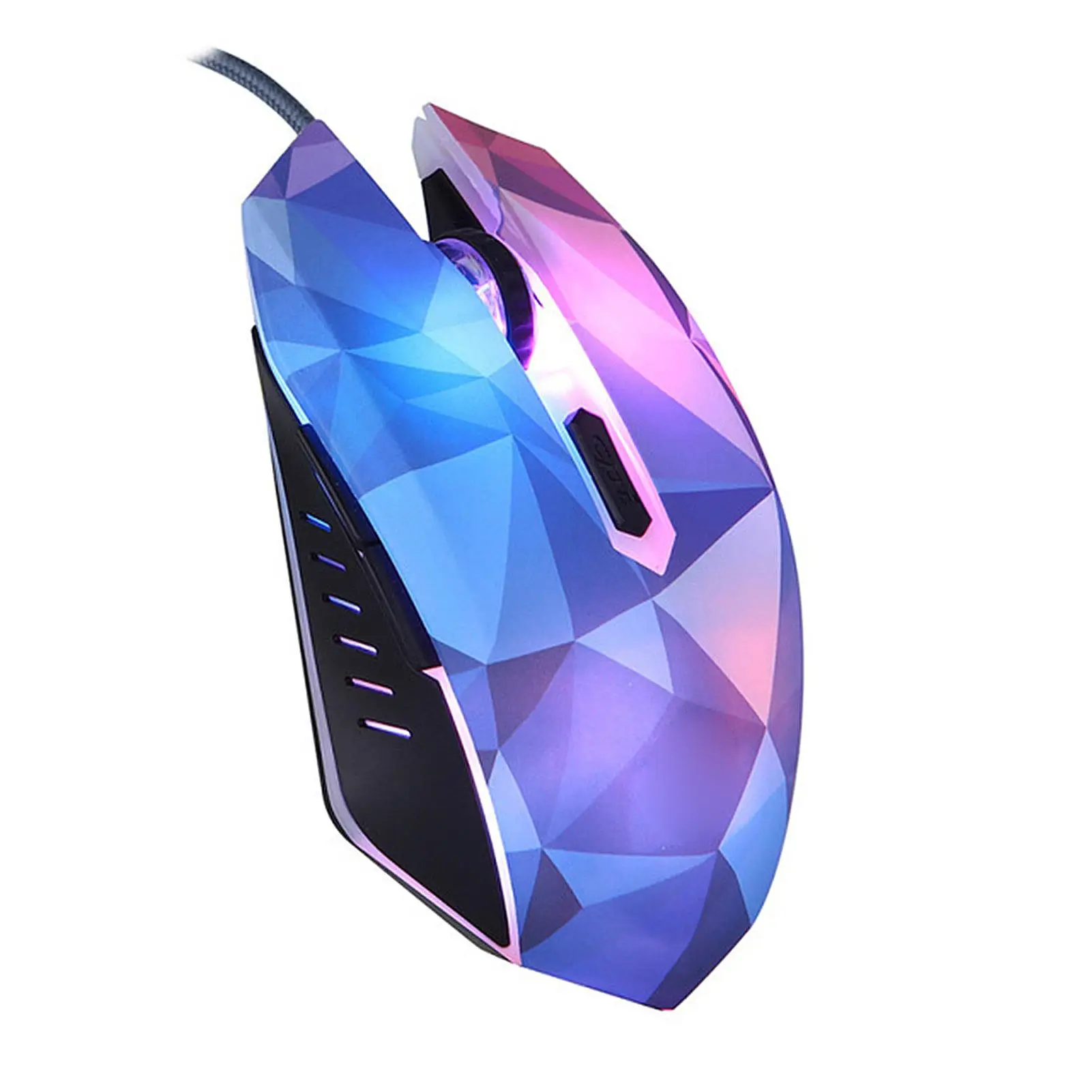 

6 Buttons 3200dpi Adjustable Wired LED Computer USB Cable Silent Gaming Mouse