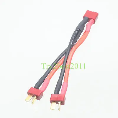 DHL/EMS 50 комплектов Deans T Plug разъемы от 1 до 2 RC Двойной аккумулятор удлинитель параллельный кабель адаптер-C1