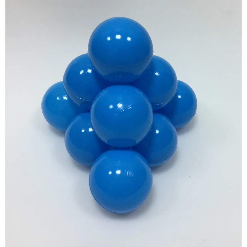 Шарики для бассейна 7 см 50 штук голубые | Игрушки и хобби