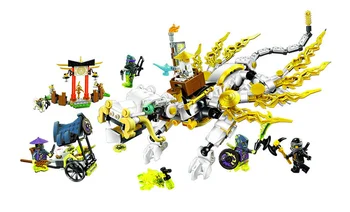 

10397 Compatible with Ninja Master Wu Dragon 70734 Building Block Model with Figure Bricks Educational Toys for Children