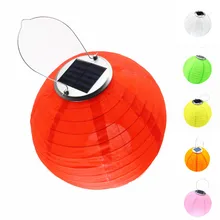 Солнечный фонарь светодиодный шар декоративные лампочки на солнечной энергии водонепроницаемый нейлоновый Глобус свадебное украшение для сада с батареей 12 дюймов