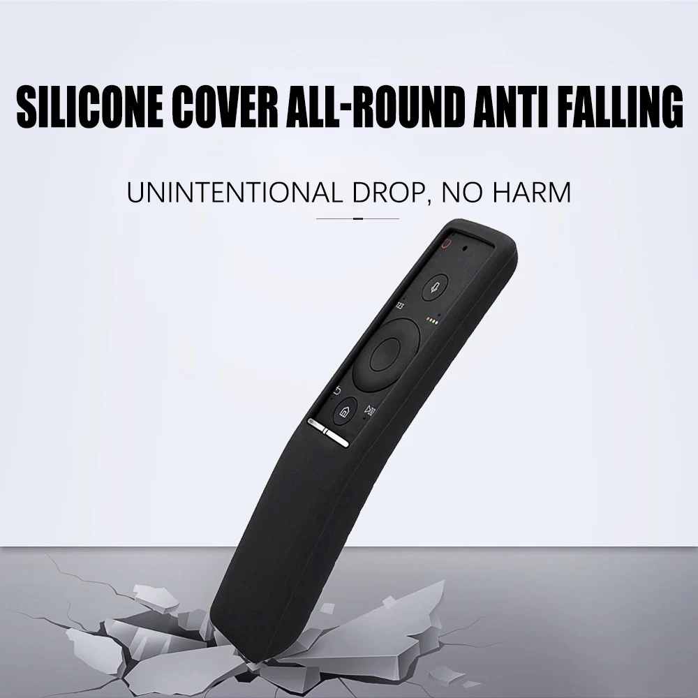 1pc Anti-Slip Remote Cases For Samsung Smart TV Soft Silicone Protective Case Remote Control Covers for TV Rubber Cover