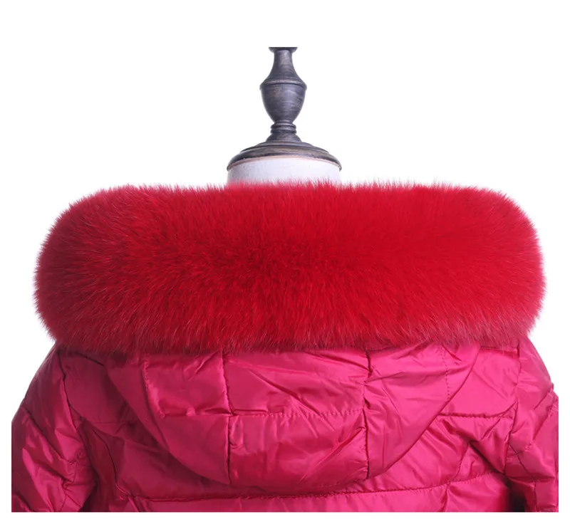 JKP зимний шарф из натурального Лисьего меха для женщин натуральный Лисий меховой воротник натуральная мода шаль и обертывания роскошный шарф пальто аксессуар