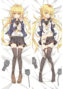 

Anime Game Kantai Collection pillow Covers Anime Hug throw pillow case Sexy girls 3D Otaku Peach skin 2 Way Body pillowcase