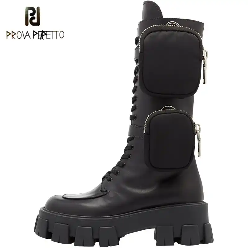Thick sole motorcycle boots Clearance