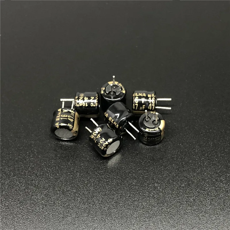 Condensateurs Audio Nichicon 47µF 63V FW - Lot De 100 Pièces, 6.3x11 Mm, Haute Qualité HiFi
