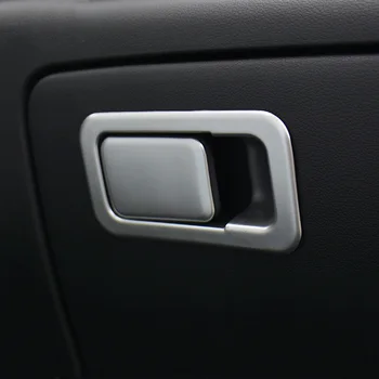 

For Hyundai Elantra accessories 2016 2017 ABS Matte Car copilot glove Box handle bowl Cover Trim Sticker Car styling 2pcs