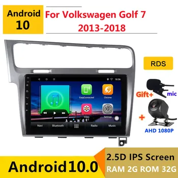 

Android 10 Car DVD Multimedia Player GPS For Volkswagen VW golf 7 mk7 2013 2014 2015 - 2018 audio auto radio stereo navigation