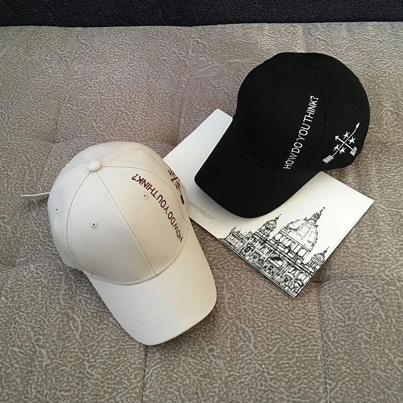 Лидер продаж, Новое поступление, с нашивкой в виде надписи "Регулируемый Шапки как вы думаете, что колпачок для мужчины уличный шапака Спортивная Повседневное шляпа для женщин шляпа