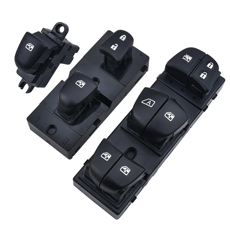 

Electric Power Window Switch Button For Renault Kadjar 2015 2016 2017 2018 All 7 Led Lights 2540-43DF0B 25411-3TA1A 25411-1KL5A