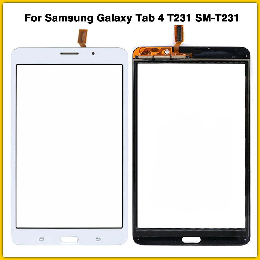 

new T231 TouchScreen For Samsung Galaxy Tab 4 T231 SM-T231 T230 SM-T230 7.0 Touch Screen Panel Digitizer Sensor front glass