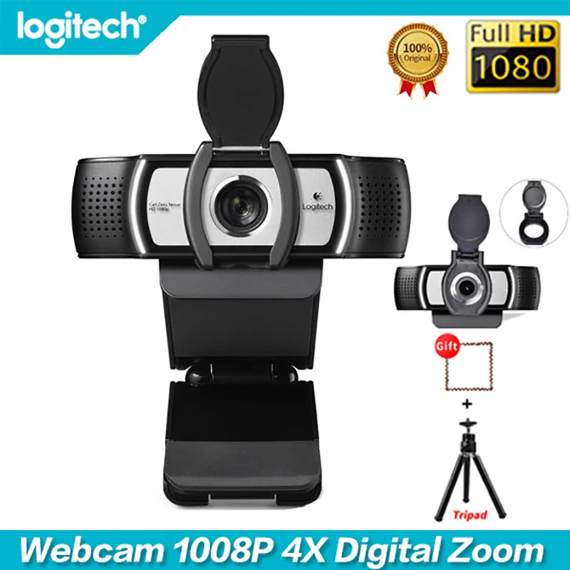 Камера Logitech C930c сетевое обучение 1080P настольный компьютер ноутбук