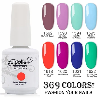 

12Pcs/lot 15ML 2019 Brand New Gelexus Soak Off UV Nail Gel Polish 290Fashion Colors Available For Salon Gel Polish