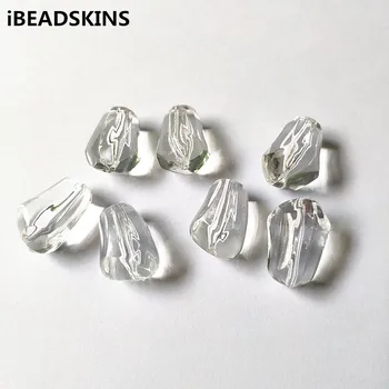 

New arrival! 24X16mm 118pcs/lot Clear Acrylic Irregular pear shape beads for Necklace,Earrings parts,hand Made Jewelry DIY