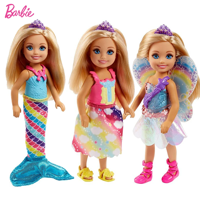 Оригинальная Сказочная мини-Кукла Барби Dreamtopia, американская мода, милые детские игрушки для путешествий, подарки для девочек на день рождения