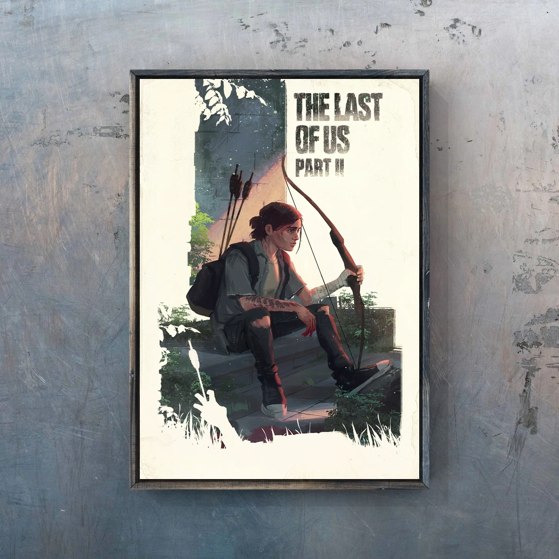 The Last Of Us 2 Videogioco Poster Pc,Ps4, Esclusivo Gioco Di Ruolo Rpg Canvas Poster Personalizzato Regalo Di Grafica Alternativa