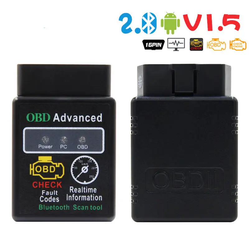 Hh Obd V2.1 Elm327 Bluetooth Advanced Car Diagnostic Scanner ...