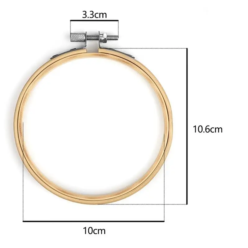 10-30CM Bamboo Frame Embroidery Hoop Ring DIY Needlecraft Cross Stitch Machine Round Loop Hand Household Sewing Tools 8 Size 