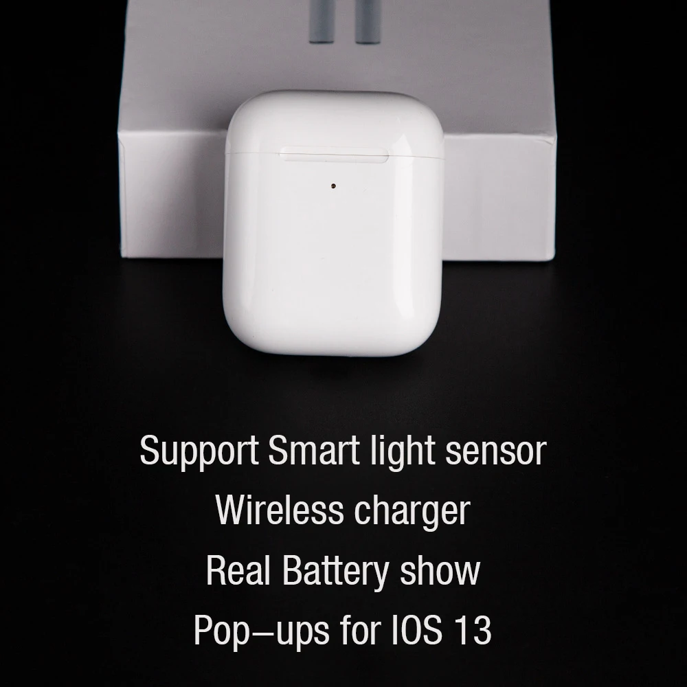 99% такие же беспроводные наушники Super Air 2 Copy, умный светильник, Bluetooth 5,0, наушники, всплывающее Беспроводное зарядное устройство, гарнитуры 6936D