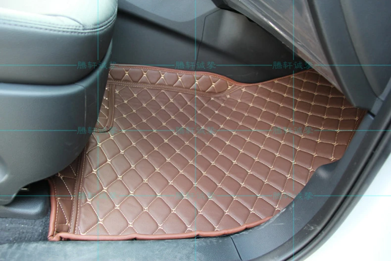 Кожаные автомобильные коврики для hyundai Veracruz ix55 2006 2007 2008 2009 2010 2011 2012 передние аксессуары
