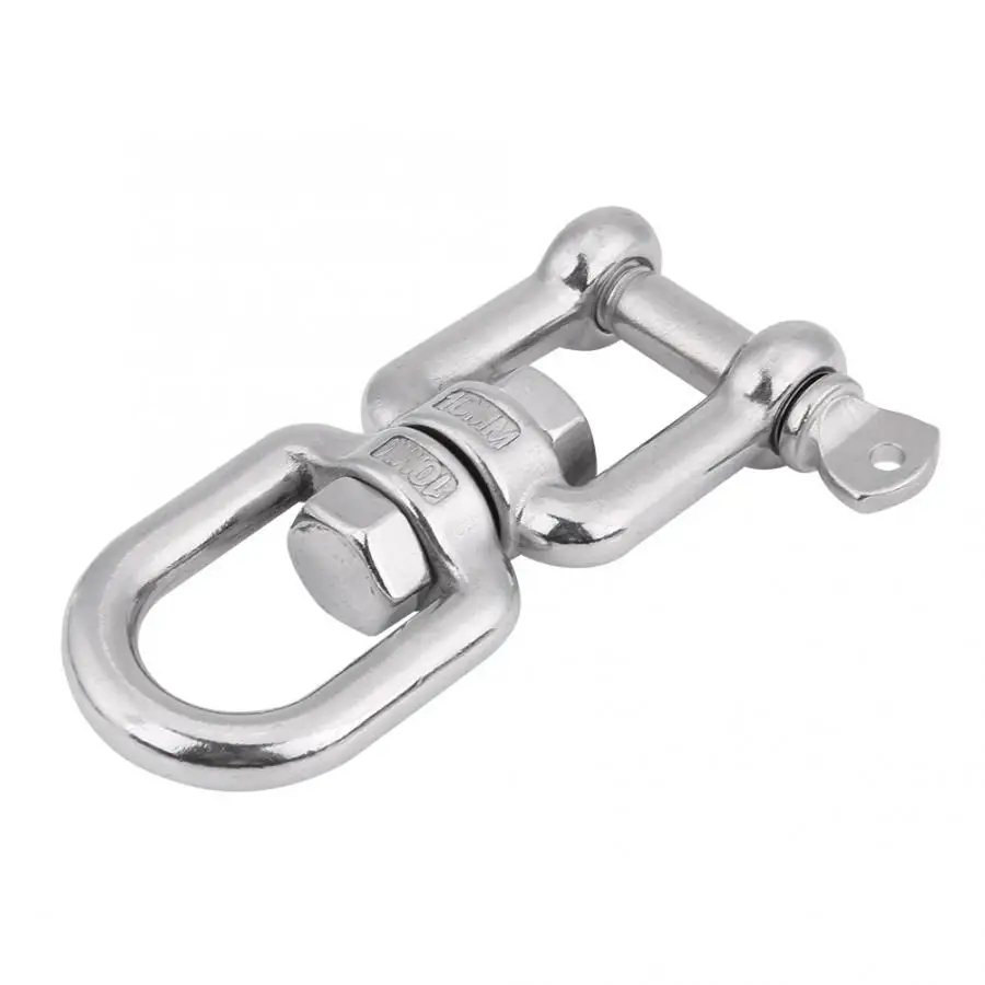 

Boat Marine Yacht Heavy Duty 304 Stainless Steel Swivel Ring Snap Rolling Shackle Device boat accessories marine
