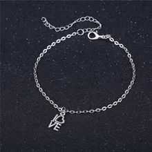 Европейский и американский стиль, летняя мода, уличные украшения для ног, простые, с цифрами, 8 букв, с надписью LOVE, ножной браслет, аксессуары