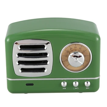 

Portable Bluetooth Speaker Retro Mini Portable Wireless Bluetooth Speaker Radio Usb/Tf Card Music Player Hifi Subwoofer Speaker-