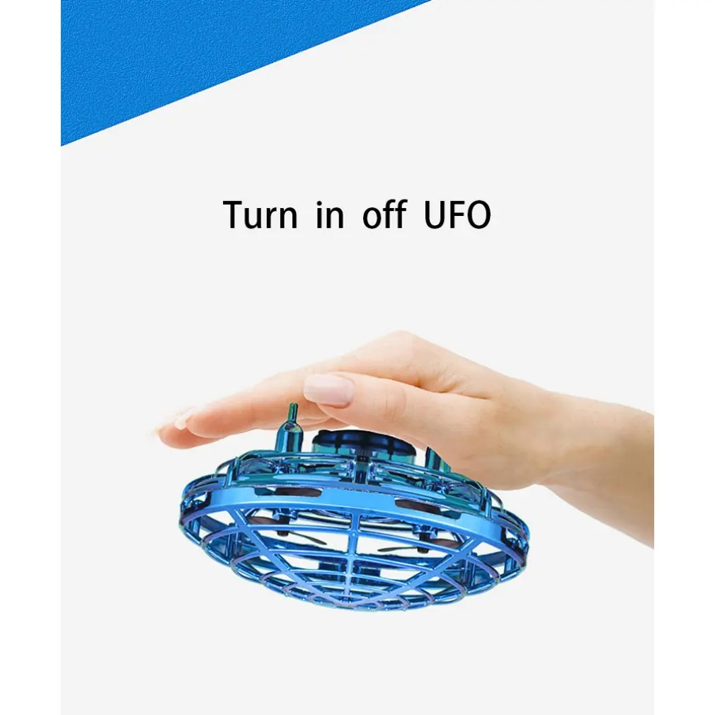 Mini UFO Drone Toys Infrared Sensing Control Interactive Aircraft Gesture Induction Controlled Altitude Hold Quadcopter