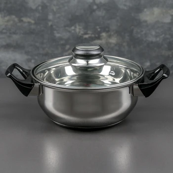 

Casserole 1.4 L Astell, 16 cm, capsule bottom, glass lid