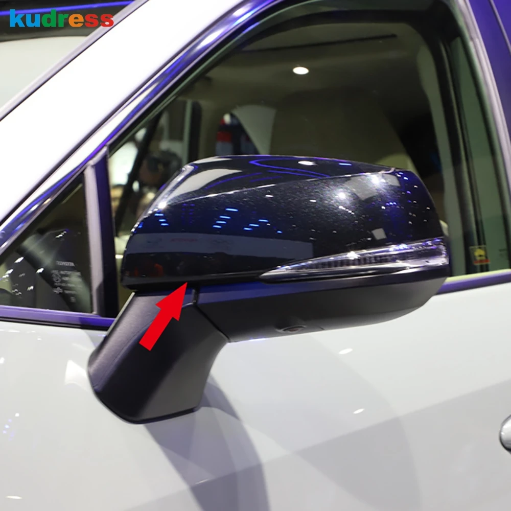 Для Toyota RAV4 для Previa RAV 4 2019 2020 углеродного волокна Зеркало заднего вида Накладка
