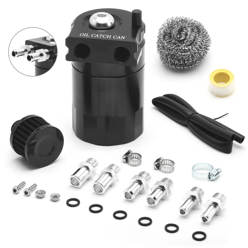 Ambienceo Universal Catch Tank – Serbatoio Raccolta Olio In Alluminio 480cc Per Motori Da Corsa