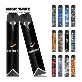 

Magic Shark Flower Wood Leopard Skull V-Vendetta Crystal 2.5D PVC No Fade PVC Sticker Cover Case Film for OVNS Saber