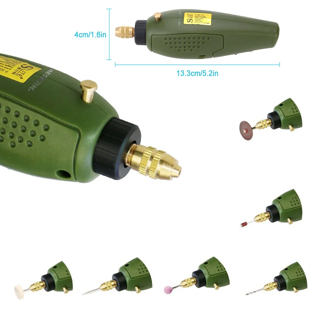 Meterk супер мини электрический шлифовальный набор 12VDC дрель шлифовальный инструмент для фрезерования полировки сверления резка гравировка комплект AC100-240V
