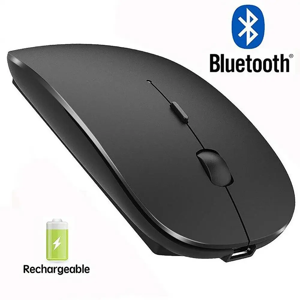 

Bluetooth 4.0 Wireless Mouse Rechargeable Mouse Computer Mouse Silent PC Ergonomic Mice USB Optical Mause Rechargable for Laptop