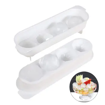 

4 Grids Diamond Shape Silicone Ice Cube Tray Molds Ice Cream Mold for Whiskey X4YE