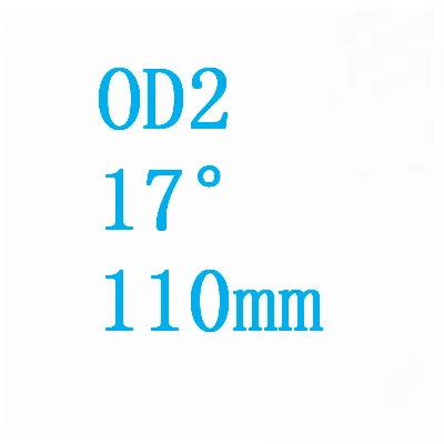 OD2 17 Degree 110mm Shimano Pro Vibe алюминиевый дорожный велосипед из сплава стволовых 1-1/8» 1-1/" 28,6/31,8 мм 10/17 градусов 90/100/110 мм прокладка для руля велосипеда - Цвет: OD2 17 Degree 110mm