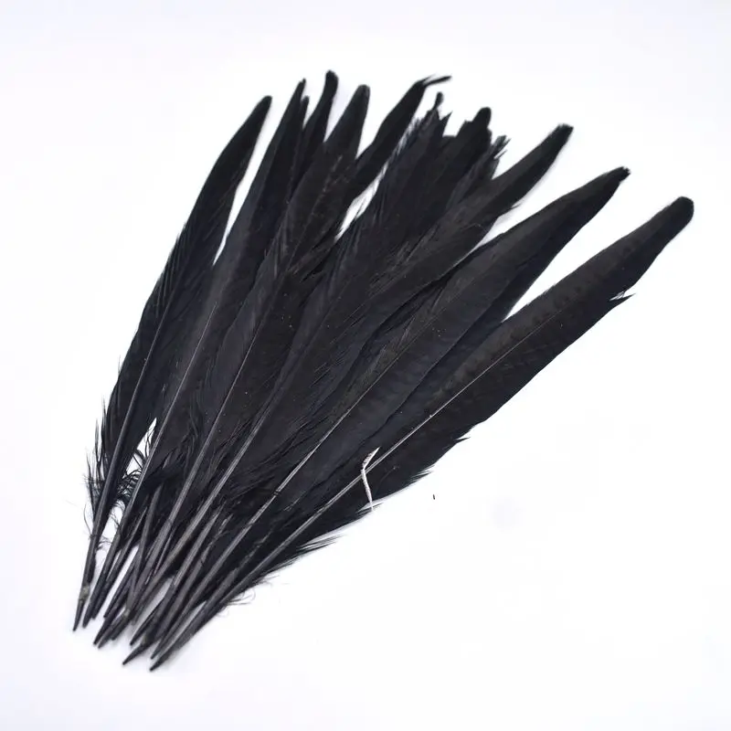 20 шт./лот, зеленые перья из хвоста фазана для рукоделия, вечерние ...
