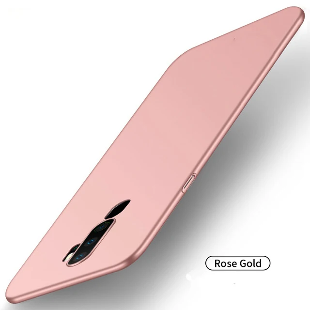 Гладкий чехол для OPPO A9 2020 A5 ультратонкий жесткий защитный из поликарбоната (2020)