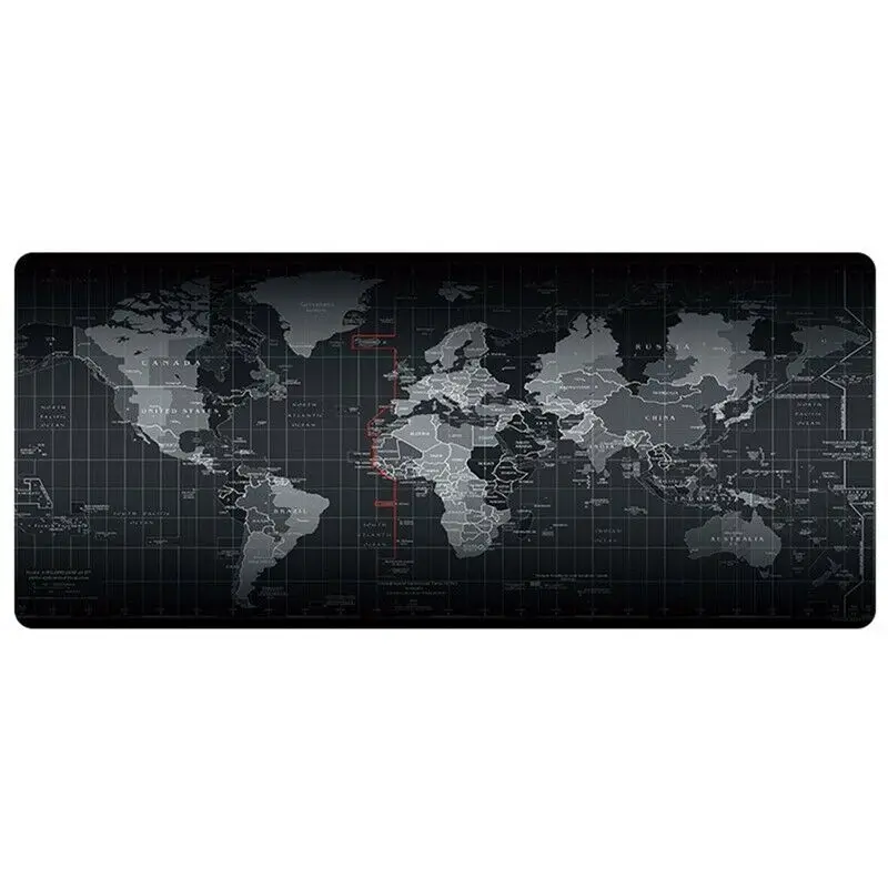 

World Map Rubber Extended Gaming Mouse Pad Desk Keyboard Mat Anti-slip Waterproof LHB99